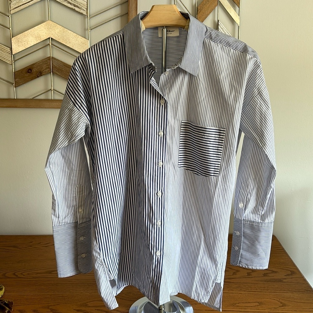 INWEAR Button Up Collared Top